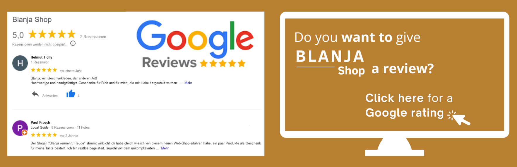 Reviews and Ratings - Blanja Shop
